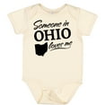 thumbnail image 3 of Inktastic Someone in Ohio Loves Me Boys or Girls Baby Bodysuit, 3 of 5