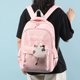 thumbnail image 3 of Mochila de Nylon DQrwqpou Bolso de hombro duradero dibujos animados rosa, 3 of 9