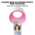 thumbnail image 6 of Fnochy Portable Small Fan Mini Bladeless Turbine High Wind Volume 3-Speed USB-C Rechargeable Silent Desk Fan for Home Office Travel, 6 of 9