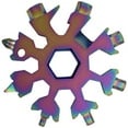 thumbnail image 1 of Llave multiherramienta de copo de nieve 18 en 1 | Multiherramienta de acero inoxidable | Destornillador multiusos Smart Handy (arcoíris) oso de fresa Electrónica, 1 of 5