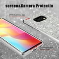 thumbnail image 5 of Compatible with Poco X3 Pro Case, Glitter Sparkly Xiaomi Poco X3 Pro Phone Case with Slim Silicone Shockproof Protective Bumper Cover for Cute Girls Women (Silver), 5 of 14