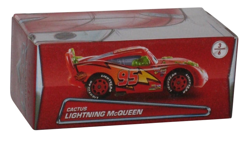 Disney Pixar Cars Movie Cactus Lightning McQueen Boxed Toy Car - Walmart.com - Walmart.com