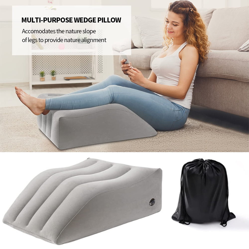 Leg Elevation Pillows Inflatable Leg Pillow for Legs Reduce Swelling Blood Circulation Back Pain After Surgery Foot Elevation Pillow for Leg Lift Rest Walmart
