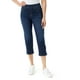 thumbnail image 1 of Pantalones Capri Gloria Vanderbilt de Corte Recto y Tiro Alto con Cintura Elástica, 1 of 1