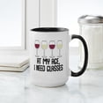 thumbnail image 4 of CafePress - Age My Age I Need Glasses - 15 oz Ceramic Large White Novelty Mug, 4 of 4
