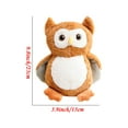 thumbnail image 3 of Partheme Novelty Toys 3 Counts Novel And Cute Owl Doll Dolls Men And Women Holiday Toys Gifts Brown Gold Gray, 3 of 3