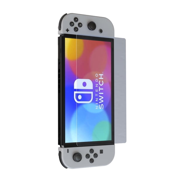 Mica protectora de pantalla ATOM GAMES para Nintendo Switch OLED Blanco