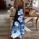 thumbnail image 1 of TaTaai Womens Casual Stylish Printed Round Neck Sleeveless Ankle Length Dress Soft Fabric Comfortable Daily Work Date Wear Gift, 1 of 5