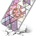 thumbnail image 6 of For Samsung Galaxy S24 Ultra 5G Fashion Design Pattern Hybrid Ring Kickstand Bling Diamond Hard PC TPU Protective Phone Case Cover by Xpression - Marble Pink Flowers, 6 of 9