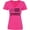 Hot Pink, variant on Inktastic Breast Cancer Awareness Pink Ribbons and Flag Women's V-Neck T-Shirt