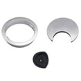 thumbnail image 2 of Sheng Yi Home Improvement,Hardware,50mm 60mm 80mm Desk Metal Grommet Table Cable Tidy Wire Hole Cover Chrome Brush, 2 of 10