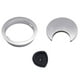 thumbnail image 3 of 1pc Cable Hole Cover For Desk Metal Grommet Table Cable Tidy Wire Hole Cover Chrome Brush 50/53/60mm Detachable Precise Buckle, 3 of 11