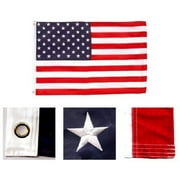 American Flag 3x5 Embroidered Sewn Stripes USA United States Banner US New 210D