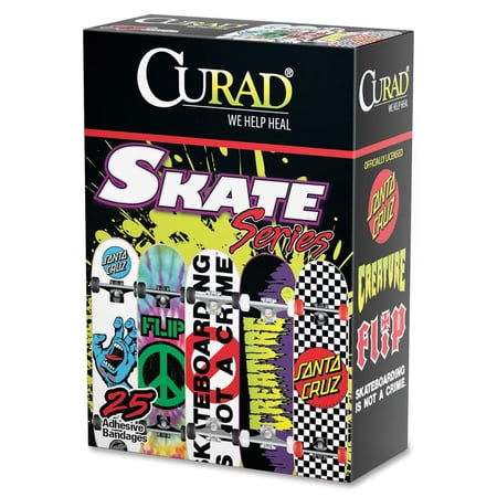 Curad Skateboard Adhesive Bandages
