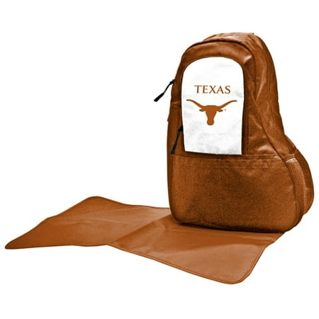 NCAA Diaper Bag by Lil Fan, Sling Style - Texas