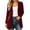 Wine, variant on Vivianyo HD Women's Corduroy Open Front Cardigan with Pockets, Long Sleeve Curved Hem Sweater Jacket, Fall Outerwear for Office Layering and Weekend Plans, Size S-XL