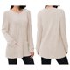 thumbnail image 3 of Camisas de Larga para Mujer, Suéteres Largos con Bolsillos, Túnicas Holgadas Albaricoque M, 3 of 5