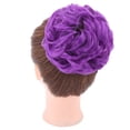 thumbnail image 3 of SEGO Messy Bun Scrunchies Hair Piece Hair Extensions Synthetic Hair Donut Updo Fake Ponytail Extensions For Women Red/Purple/Blue/Pink/Black/Blonde, 3 of 7