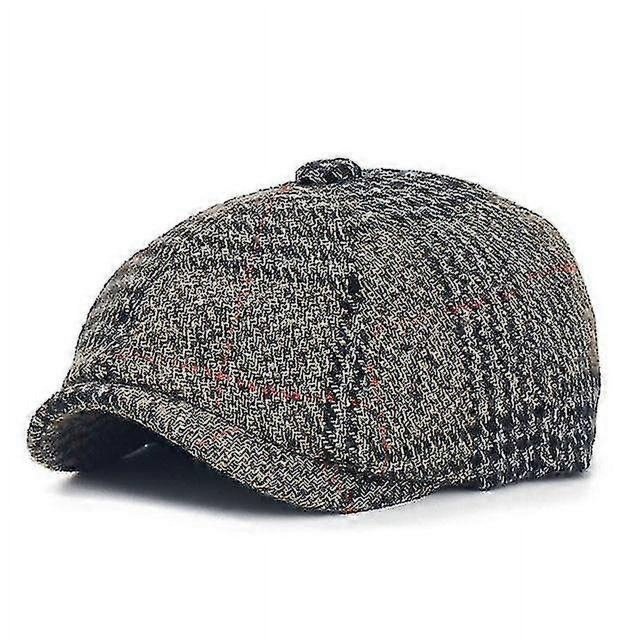 "Men's Plus Size Peaked Blindfold Flat Beret"
