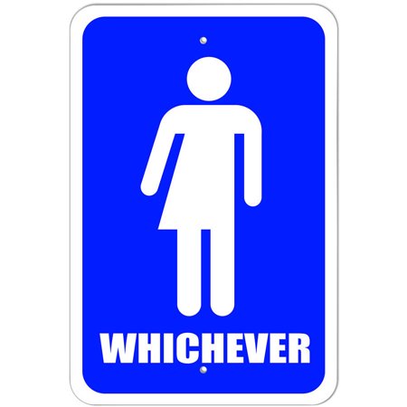 Bathroom Sign At Walmart whichever bathroom - all gender neutral transgender transexual Bathroom Sign At Walmart whichever bathroom - all gender neutral transgender transexual