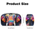 thumbnail image 5 of Elephant Hard Drive Bags Travel Case Charging Cord Organizer - Oxford Cloth Waterproof Electronics Digital Accessories Pouch with Organizer Charger Station - 5.9x9.44x3.14 in, 5 of 6