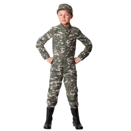 Boy's Modern Combat Soldier Costume