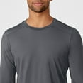 thumbnail image 4 of Wink Layers Men's Performance Long Sleeve Tee, Pewter, 3X, 4 of 5