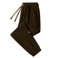 thumbnail image 2 of Fiudx Pantalones Deportivos de Pana Holgados para Hombre, con Cintura Elástica y Cordón Ajustable, Tejido Transpirable y Cómodo, Ropa Informal de Trabajo para Exteriores, Ropa Deportiva Versátil para, 2 of 4