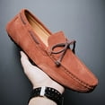 thumbnail image 3 of Men's Casual Loafers Slip On Leather Shoes Comfortable Driving Shoes Moccasins Classic Penny Loafer Flats Boat Shoes, 3 of 10