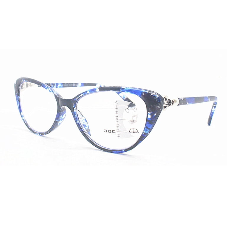 Blue Light Blocking Cat Eye Retro Progressive Multi-focus  display picture 2