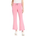thumbnail image 1 of Carhartt Womens Petite Plus Flat Front Flare Pant, Pink Rose, 3XP, 1 of 1