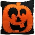 thumbnail image 2 of 10" x 10" Mosos Decorative Mini Throw Pillows Set of 2 Spider, Pumpkin, Heart, Blue Arrow or Mixed, 2 of 3