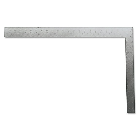 STANLEY 680-45-500 Steel Carpenter's Square, 24-Inch, Embossed Graduations, Surface-Treated Metal