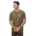 thumbnail image 4 of VORTEX Adult Male Cartridge Contrast Short Sleeve T-Shirt, Color: Military Heather, Size: 2XL, 4 of 5