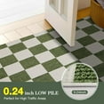 thumbnail image 4 of Area Rugs x for Living Room Washable LowPile Checke Boho Large Rug for Bedrooms Soft Flat Print Plaid Carpet for Classroom \uEDining Room Office Kids Playroom( and Cam, 4 of 7