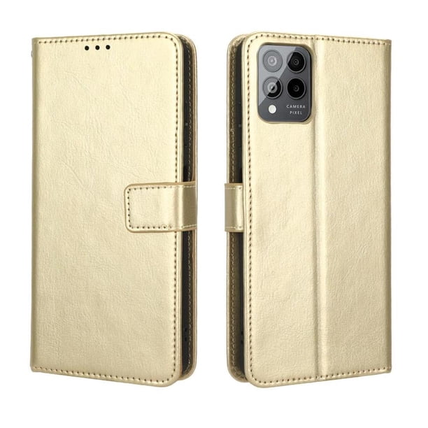 Funda tipo libro para T-Mobile T Phone Pro 5G, cartera todo‑en‑uno, funda multifuncional con tarjetero y correa de muñeca desmontable