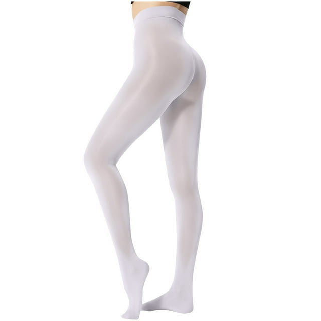 Miqool Collants Opaques pour Femmes, Collants de Danse Ballet, Bas pour Femmes Taille Haute 80D, Culotte Gainante, Collants Résistants à la Course