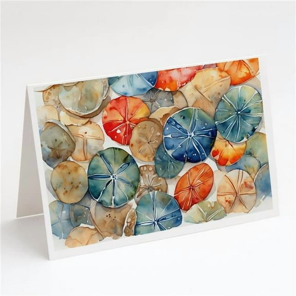 Sand Dollars Greeting Cards Pack of 8 7 in x 5 in