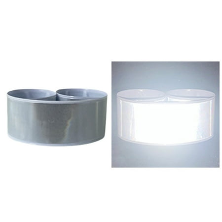 

High Visibility Slap Safety Bands Portable and Lightweight Suitable for Hand Or Ankle Silver White