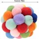 thumbnail image 2 of Colorful Cat Ball, Handmade Plush Bouncy Ball With Catnip And Bell Interactive Toy For Cat Training(l), 2 of 5