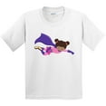 thumbnail image 3 of Inktastic African American Girl, Cape, Superhero Girl Youth T-Shirt, 3 of 5