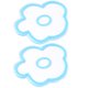 thumbnail image 1 of WASHWEPE 2Ud Posavasos Acrílicos Decorativos En Forma De Flor Para Superficies De Comedor, 1 of 7
