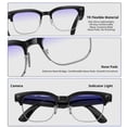 thumbnail image 4 of Smart Bluetooth Glasses with Camera, Photo and Video Recording Eyewear, Rechargeable Wireless Audio Glasses with Metal Frame, 4 of 8