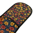 thumbnail image 4 of Yayeee Double Oven Mitt Kitchen Heat Resistant Baking 35" x7" Quilted Glove, Yellow Floral, 4 of 6