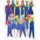 thumbnail image 2 of Ropa de Anime para Cosplay, sombrero, mono, traje con barba, Super Luigi, hermano, niños, adultos, Unny, regalo de Cosplay familiar para Halloween, 2 of 5