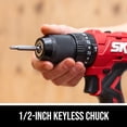 thumbnail image 5 of SKIL HD6280B-11 PWR CORE Brushless 20V Hammer Drill Kit, 75 Piece Drill and Drive Bit Set, 2.0Ah Battery and Charger, 5 of 11
