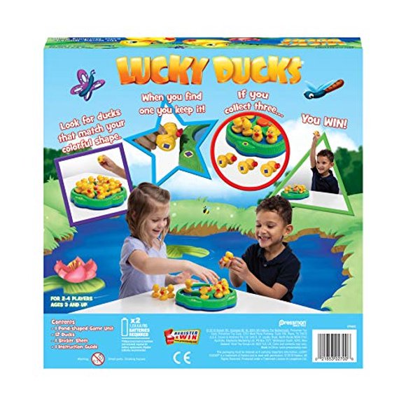 Pressman Lucky Ducks juego coincidente que se mueve 5