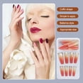 thumbnail image 4 of Juego de Prensa de Punta Francesa Soidarity Brillo Degradado Envolturas para Uñas Extralargas Kit de Manicura para Niñas Tipo 3 NO3, 4 of 6
