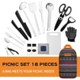 thumbnail image 5 of Camping Cooking Utensils Set- Camping Essentials Cookware Accessories Gear Must Haves Camper Tent Camp Kitchen Rv Gadgets Outdoor Stove Portable Picnic Gifts for Women BBQ Stuff, 5 of 5