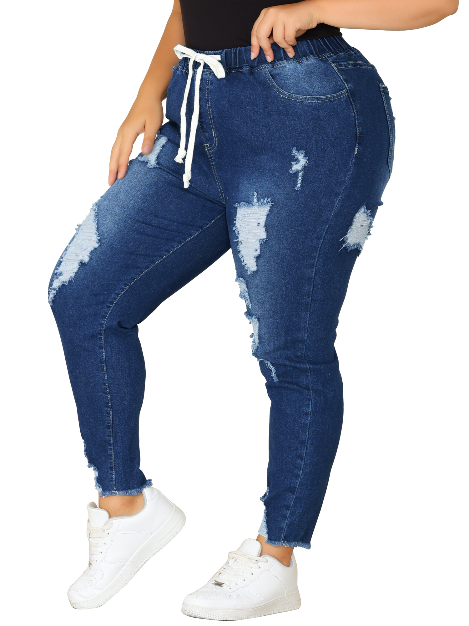 xiangDd Women Plus Size Tall Pants Print Jeans Women Trousers Size Sexy  Ripped Fix Jeans Fashion Womens Track Pants, Blue, Small : :  Clothing, Shoes & Accessories